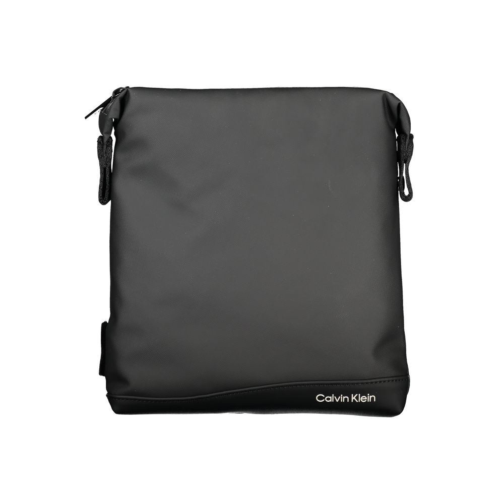Calvin Klein Elegante schwarze Umhängetasche mit Kontrastdetails
