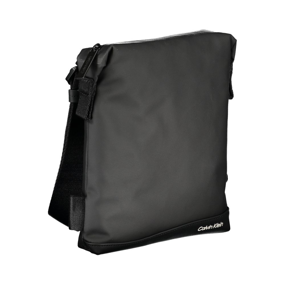 Calvin Klein Elegante schwarze Umhängetasche mit Kontrastdetails