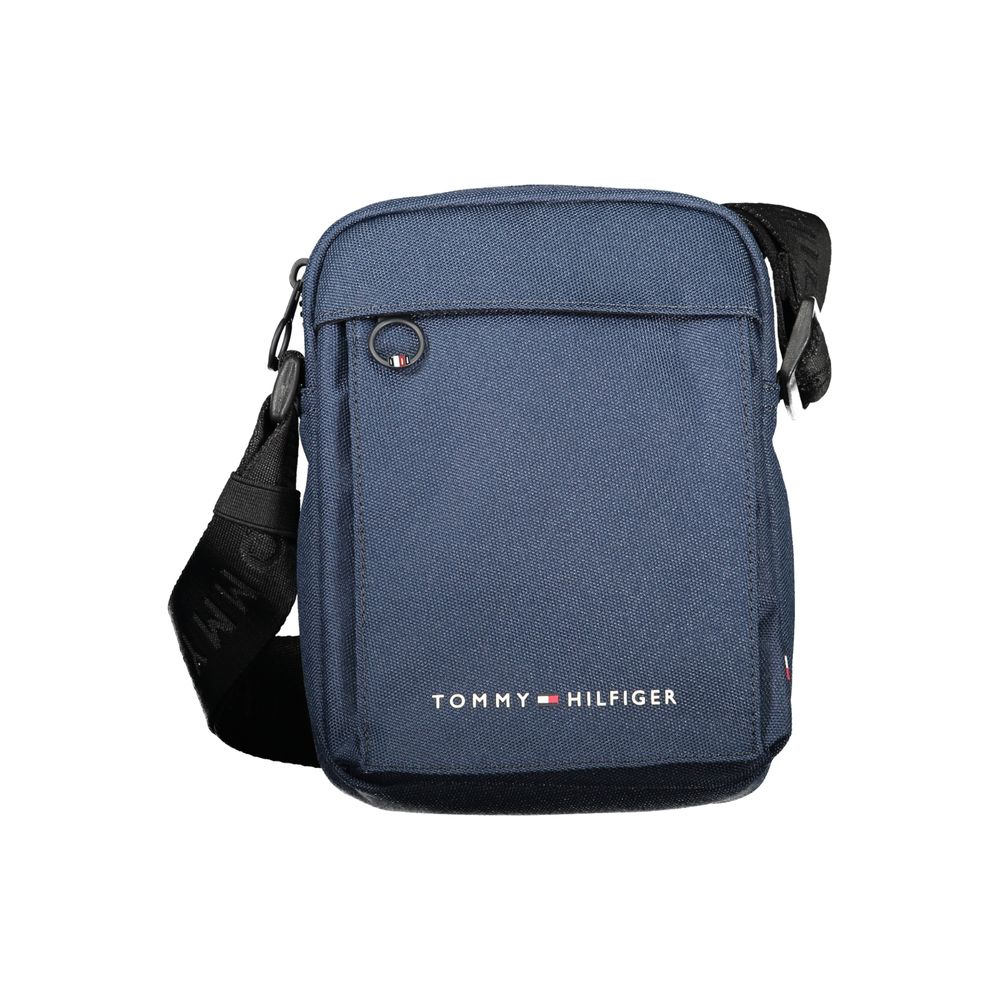 Tommy Hilfiger – Blaue Polyester-Umhängetasche