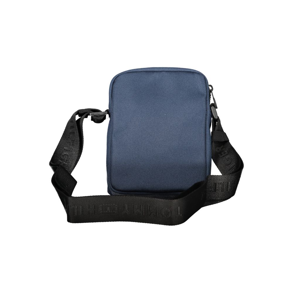 Tommy Hilfiger – Blaue Polyester-Umhängetasche