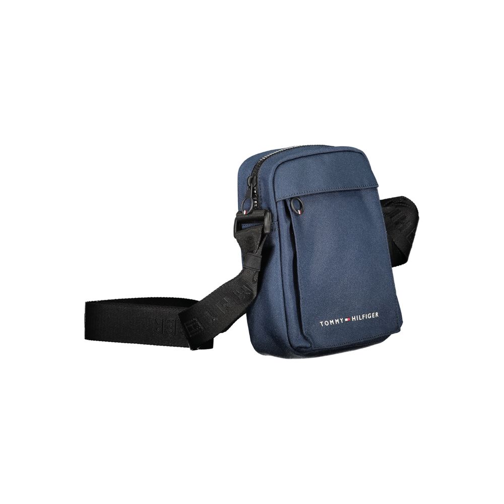 Tommy Hilfiger – Blaue Polyester-Umhängetasche