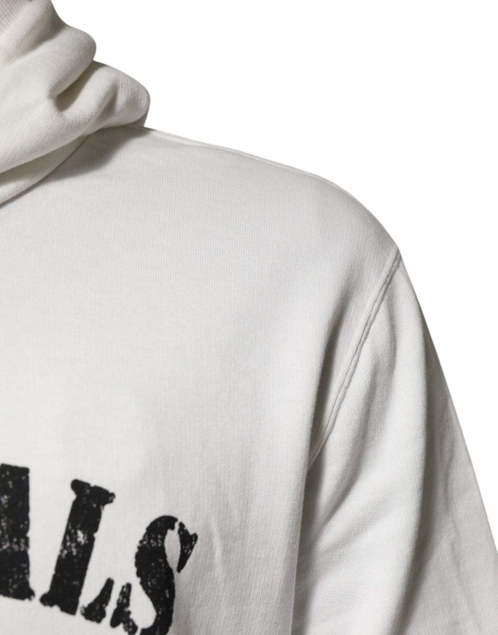 Dolce &amp; Gabbana – Kapuzenpullover aus weißer Baumwolle mit DG ROYAL-Print