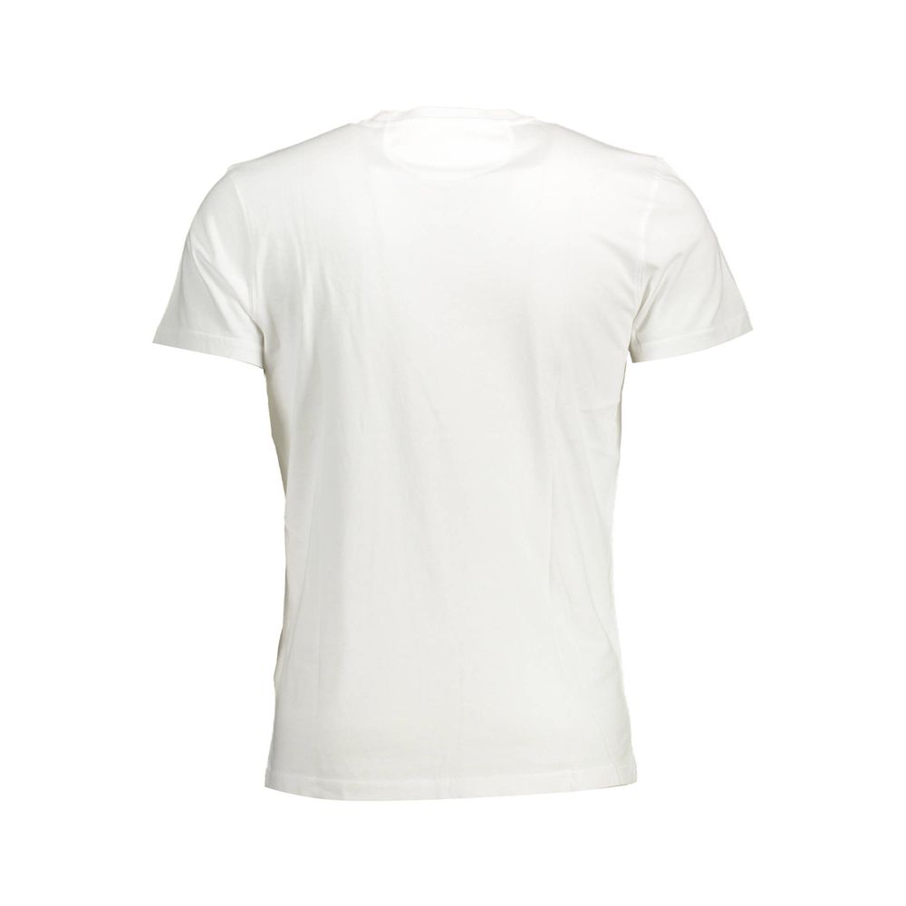 La Martina – Schickes, besticktes T-Shirt mit Rundhalsausschnitt