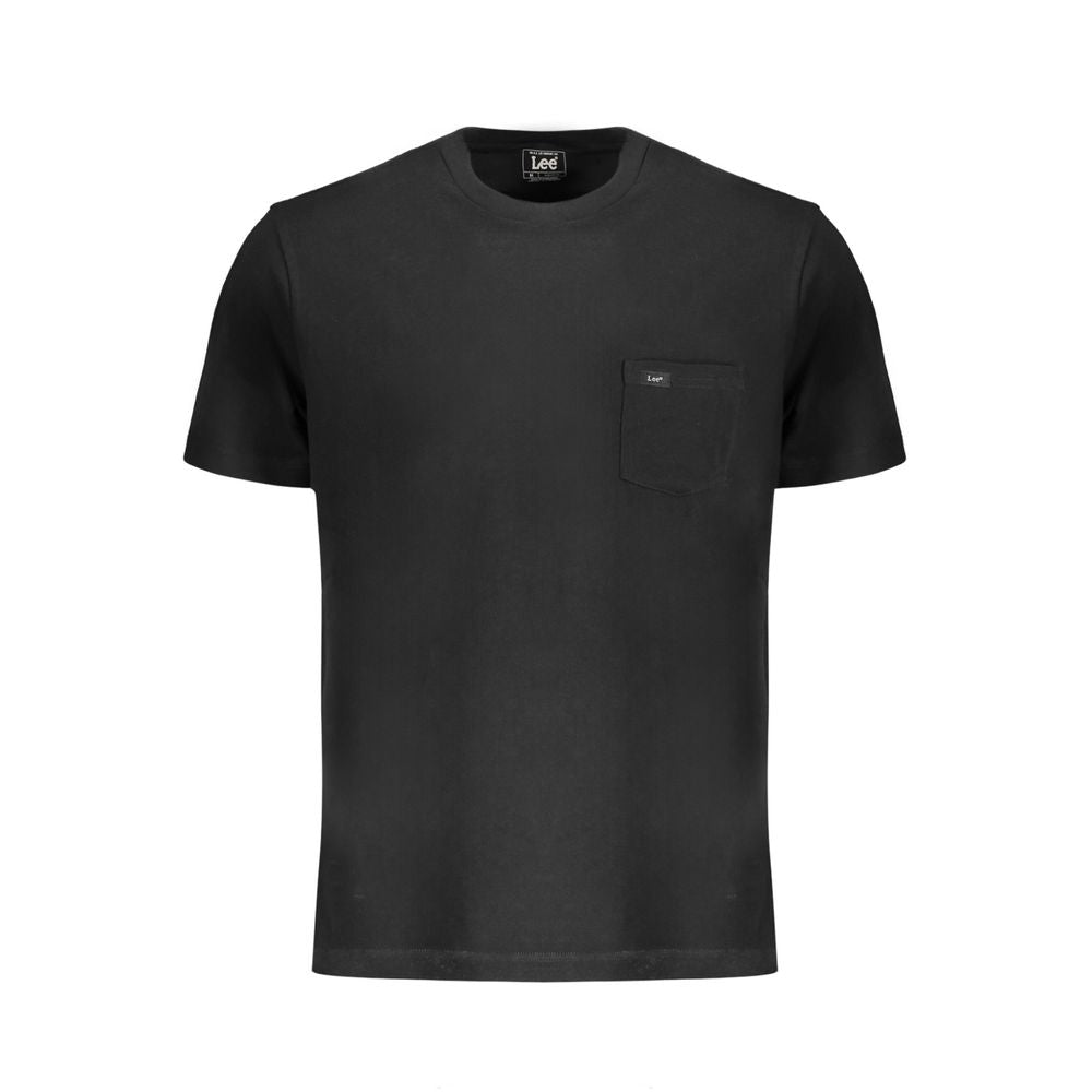 Lee – Schwarzes Baumwoll-T-Shirt