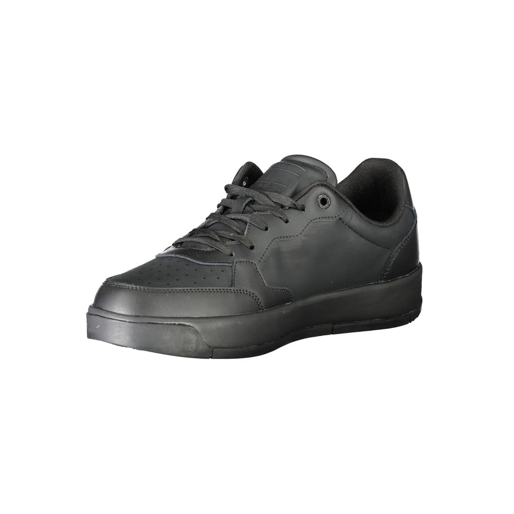 Tommy Hilfiger – Schwarze Polyethylen-Sneaker für Herren