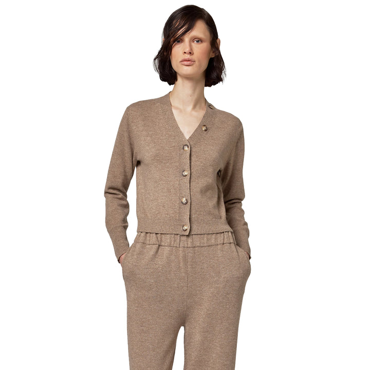 Alpha Studio Sweaters Beige Woman