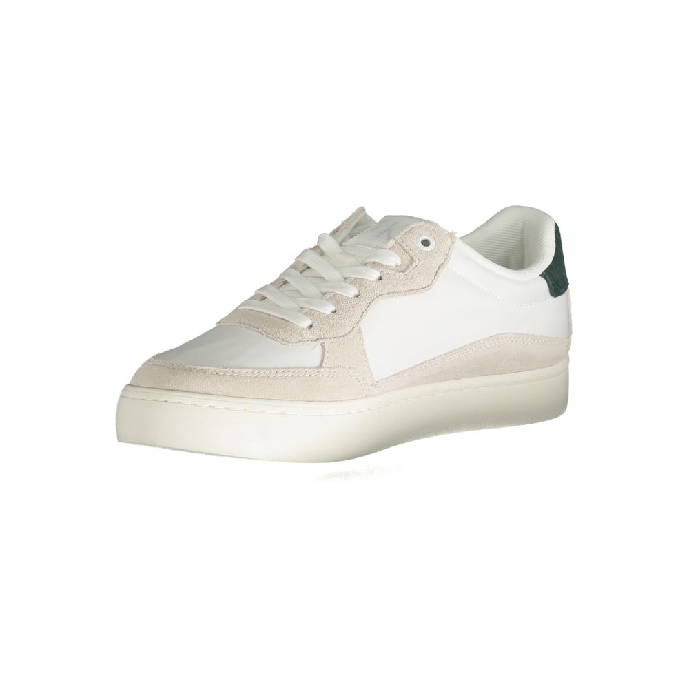 Calvin Klein Herren-Sneaker aus weißem Leder