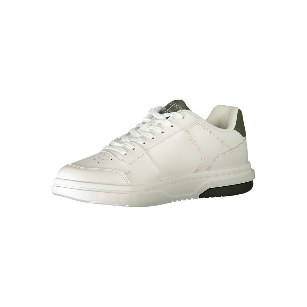 Tommy Hilfiger – Weiße Polyethylen-Sneaker für Herren
