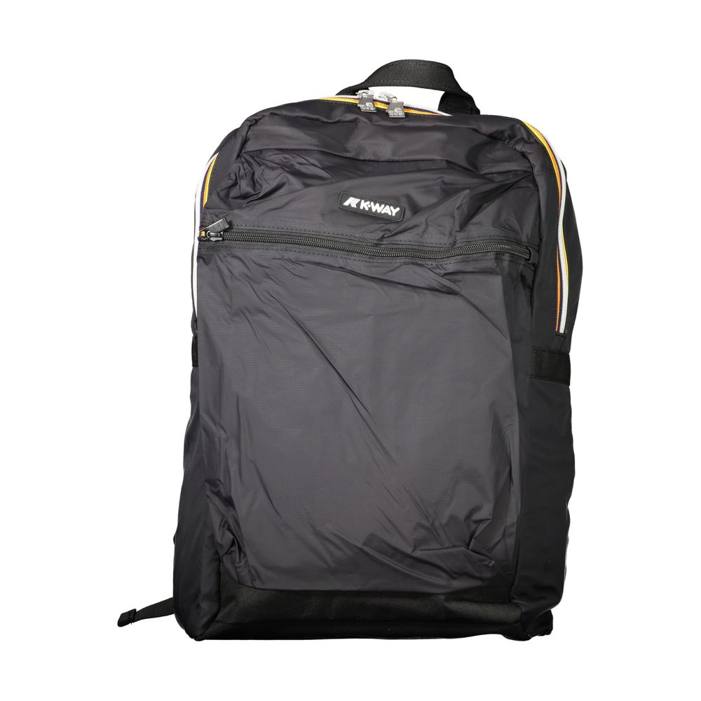 K-WAY Schwarzer Polyamid-Rucksack für Herren