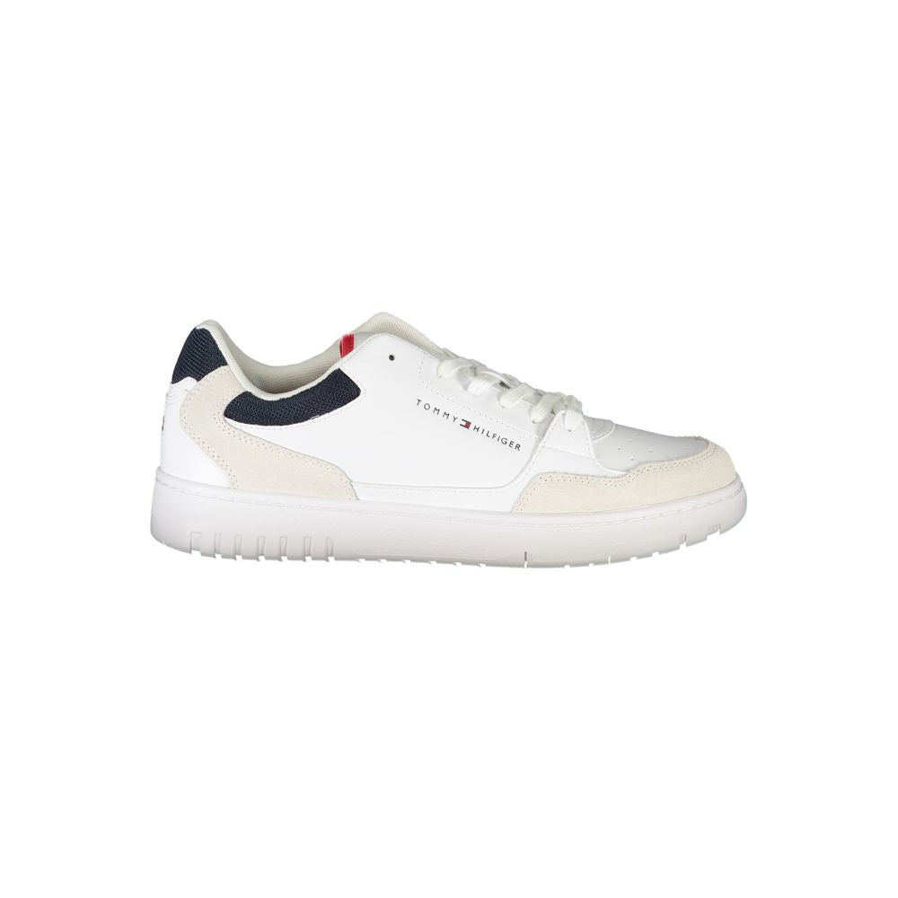 Tommy Hilfiger – Weiße Leder-Sneaker für Herren