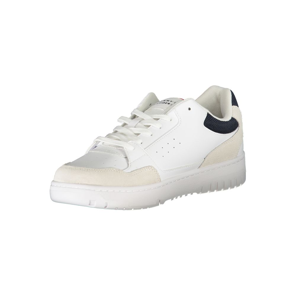 Tommy Hilfiger – Weiße Leder-Sneaker für Herren