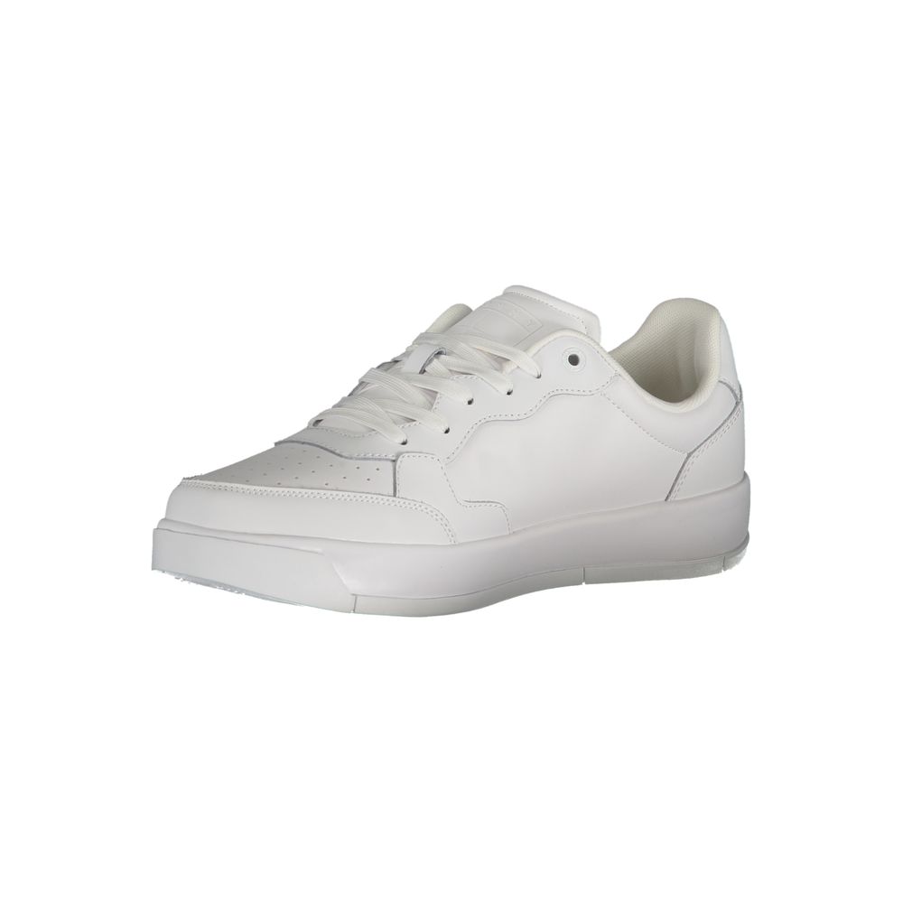 Tommy Hilfiger – Weiße Polyethylen-Sneaker für Herren