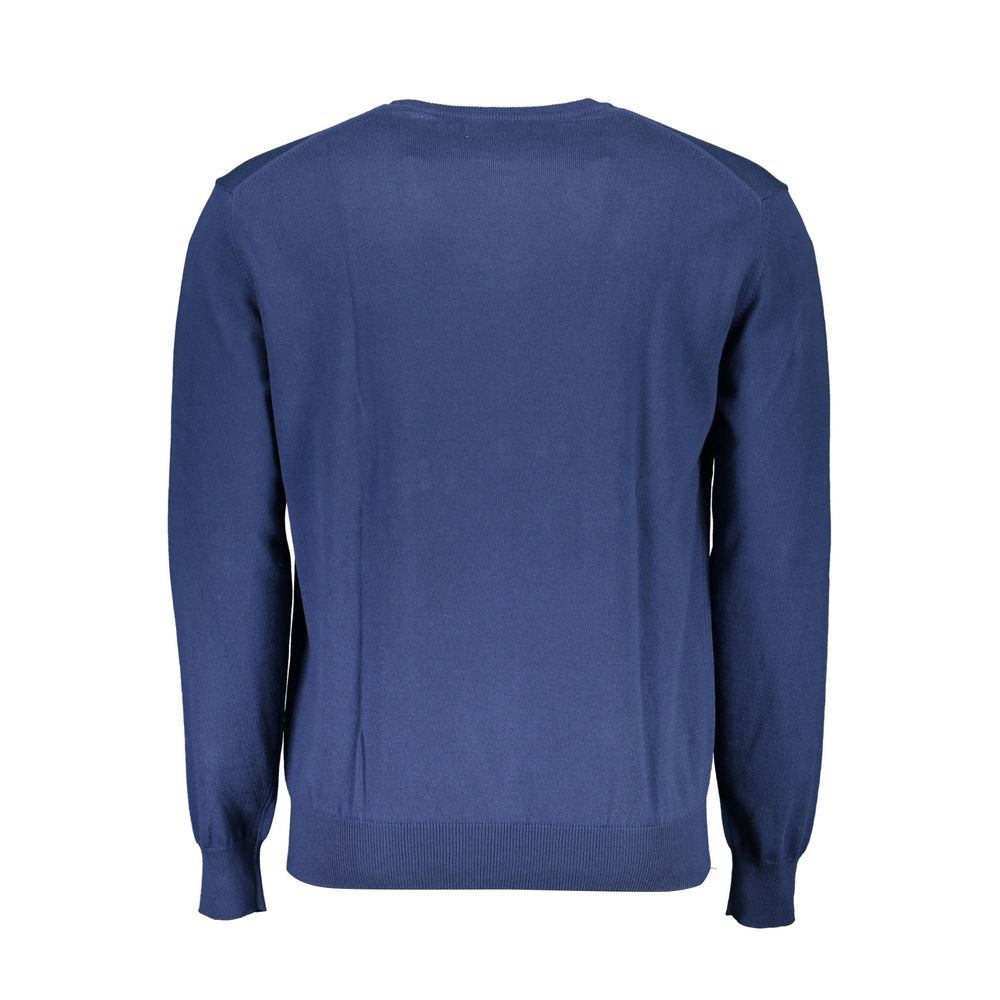 La Martina Blauer Baumwollpullover für Herren