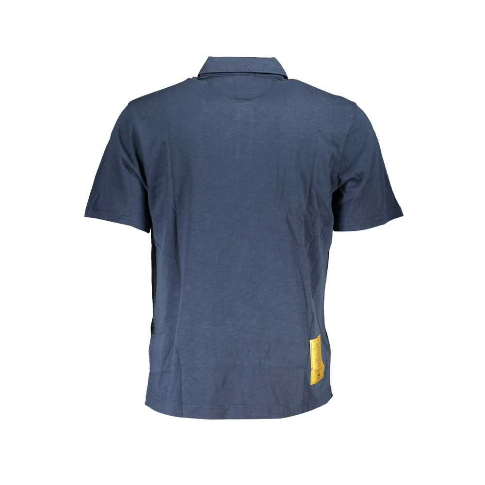 La Martina Klassisches Kurzarm-Poloshirt in Blau