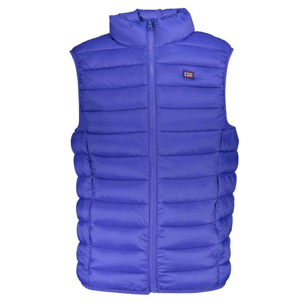 Norwegen 1963 Blaue Polyamid-Herrenjacke