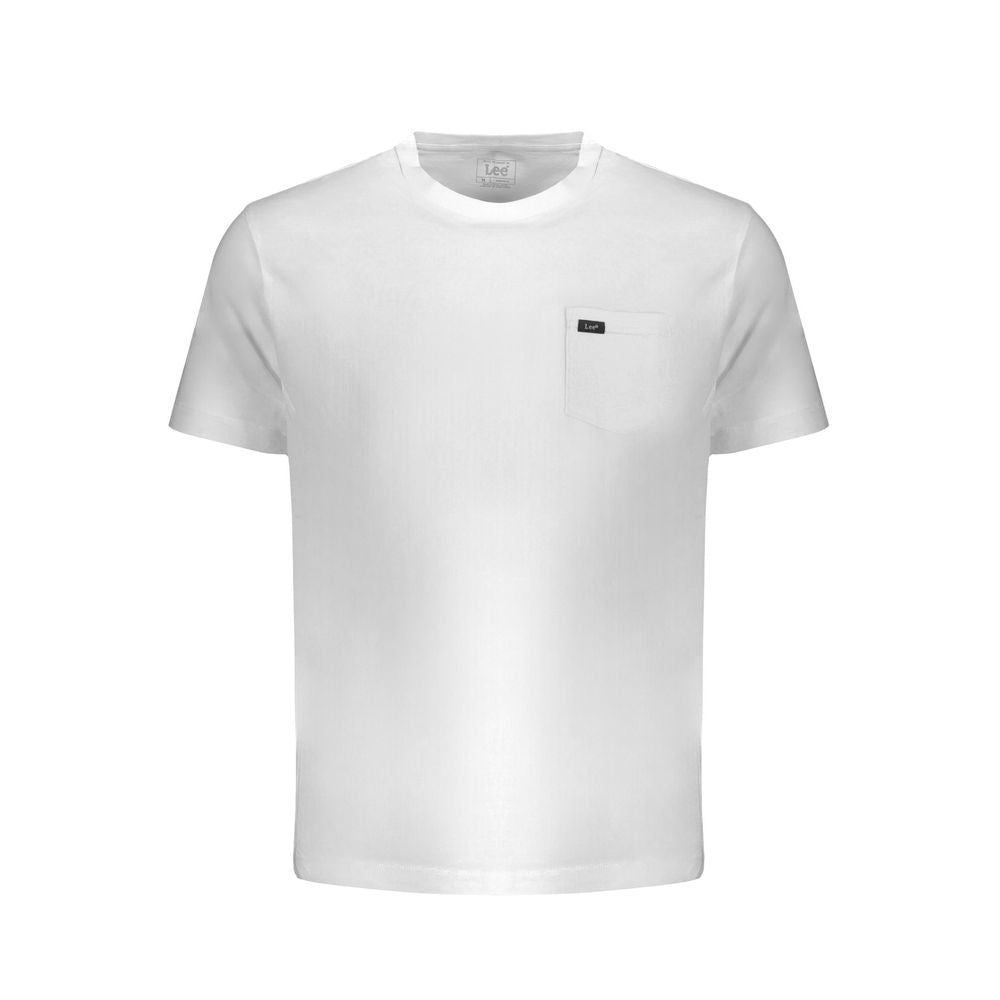 Weißes Baumwoll-T-Shirt von Lee