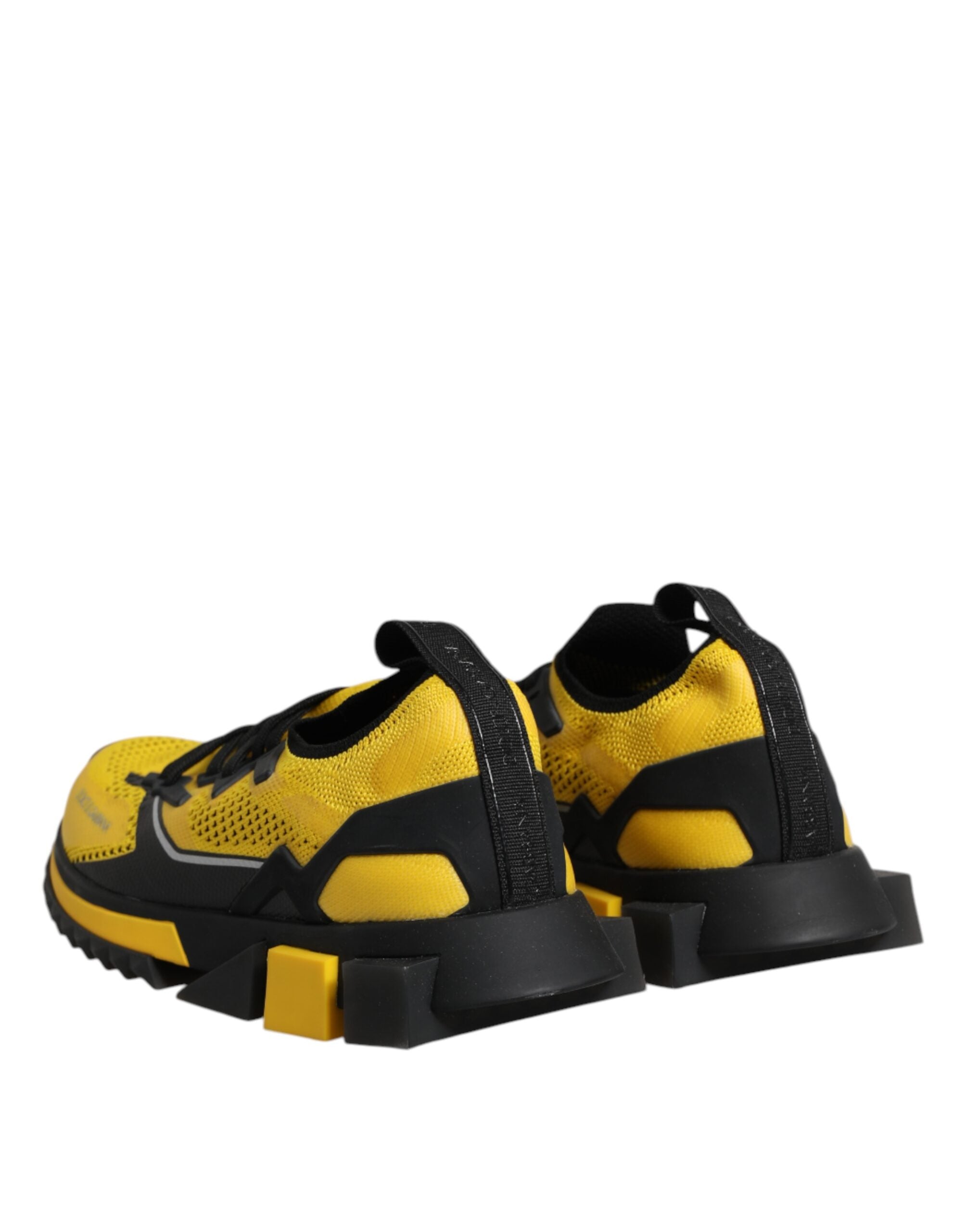 Dolce &amp; Gabbana Gelbe SORRENTO Sport Stretch Sneakers Schuhe