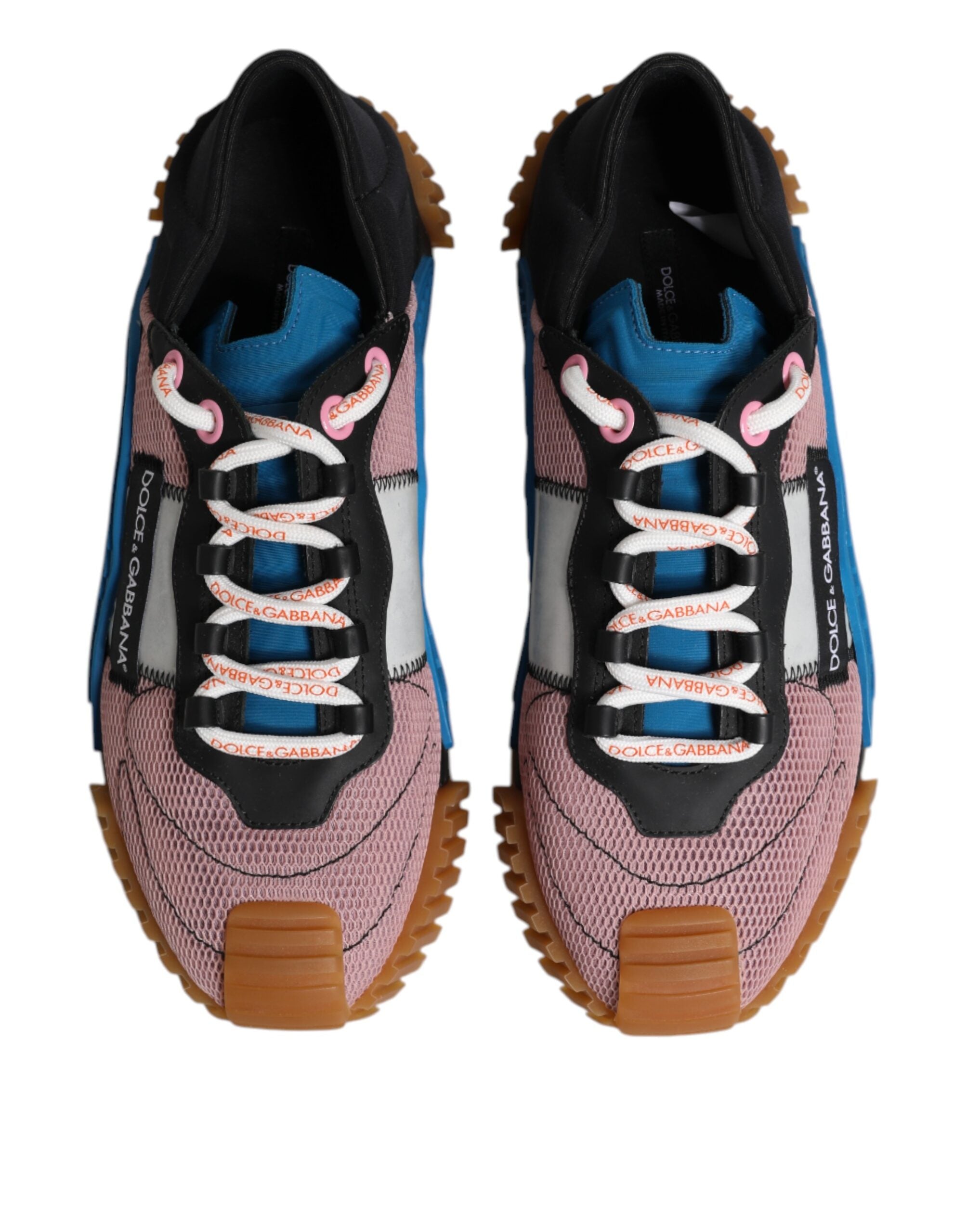 Dolce &amp; Gabbana – Mehrfarbige Low-Top-Sneakers „NS1“ mit Schnürung