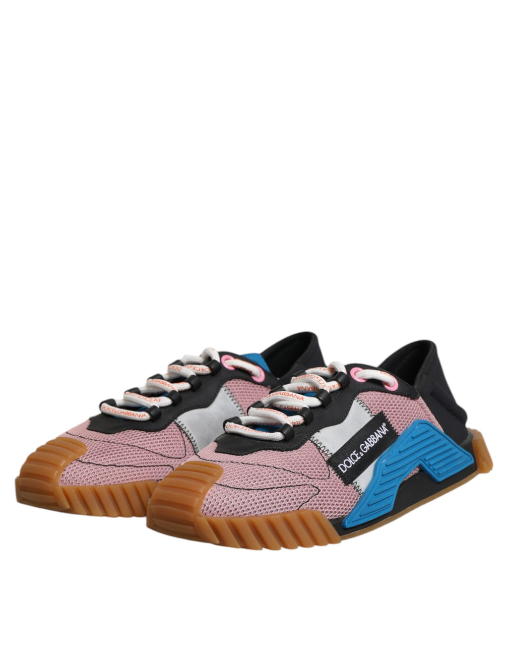 Dolce &amp; Gabbana – Mehrfarbige Low-Top-Sneakers „NS1“ mit Schnürung