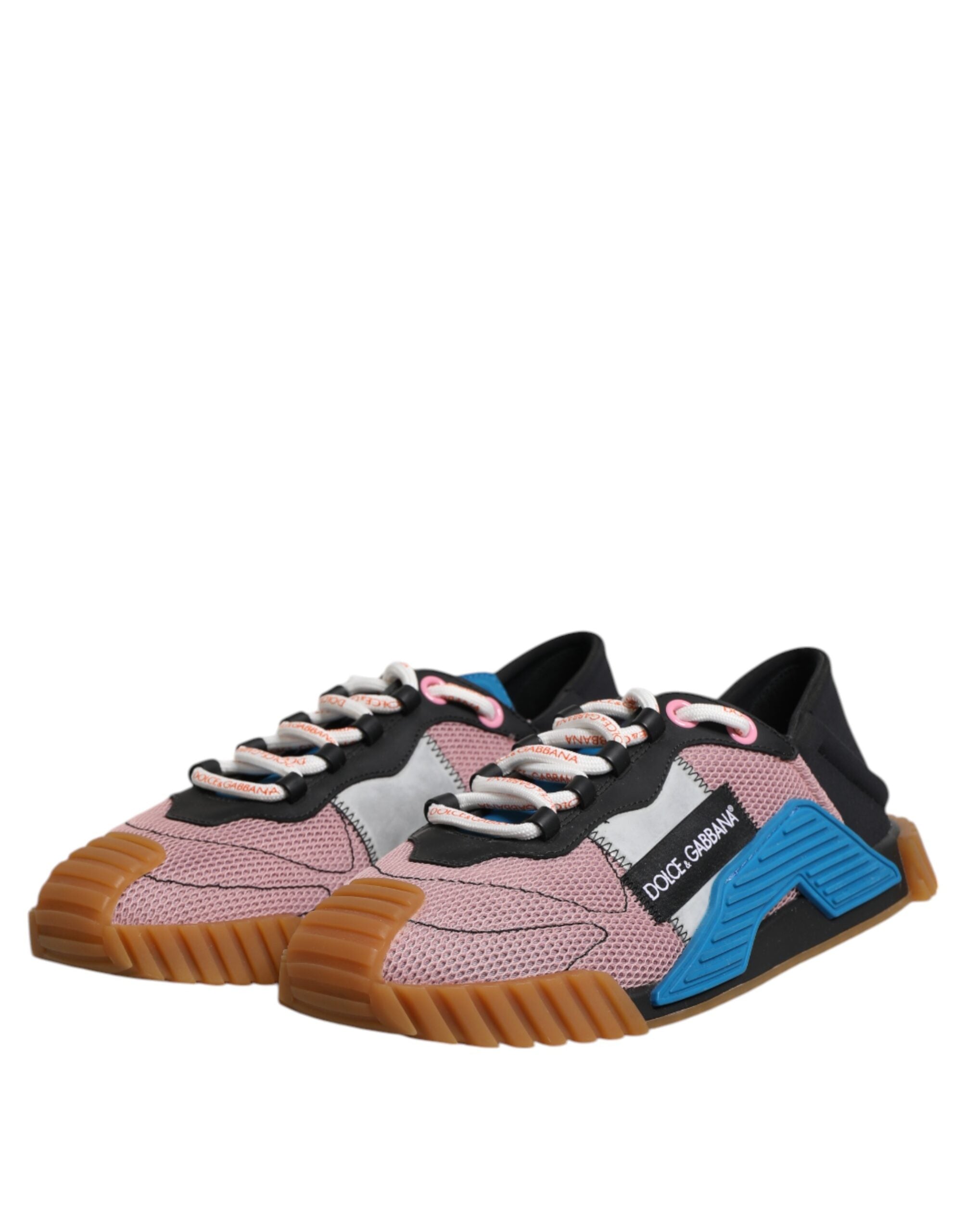 Dolce &amp; Gabbana – Mehrfarbige Low-Top-Sneakers „NS1“ mit Schnürung
