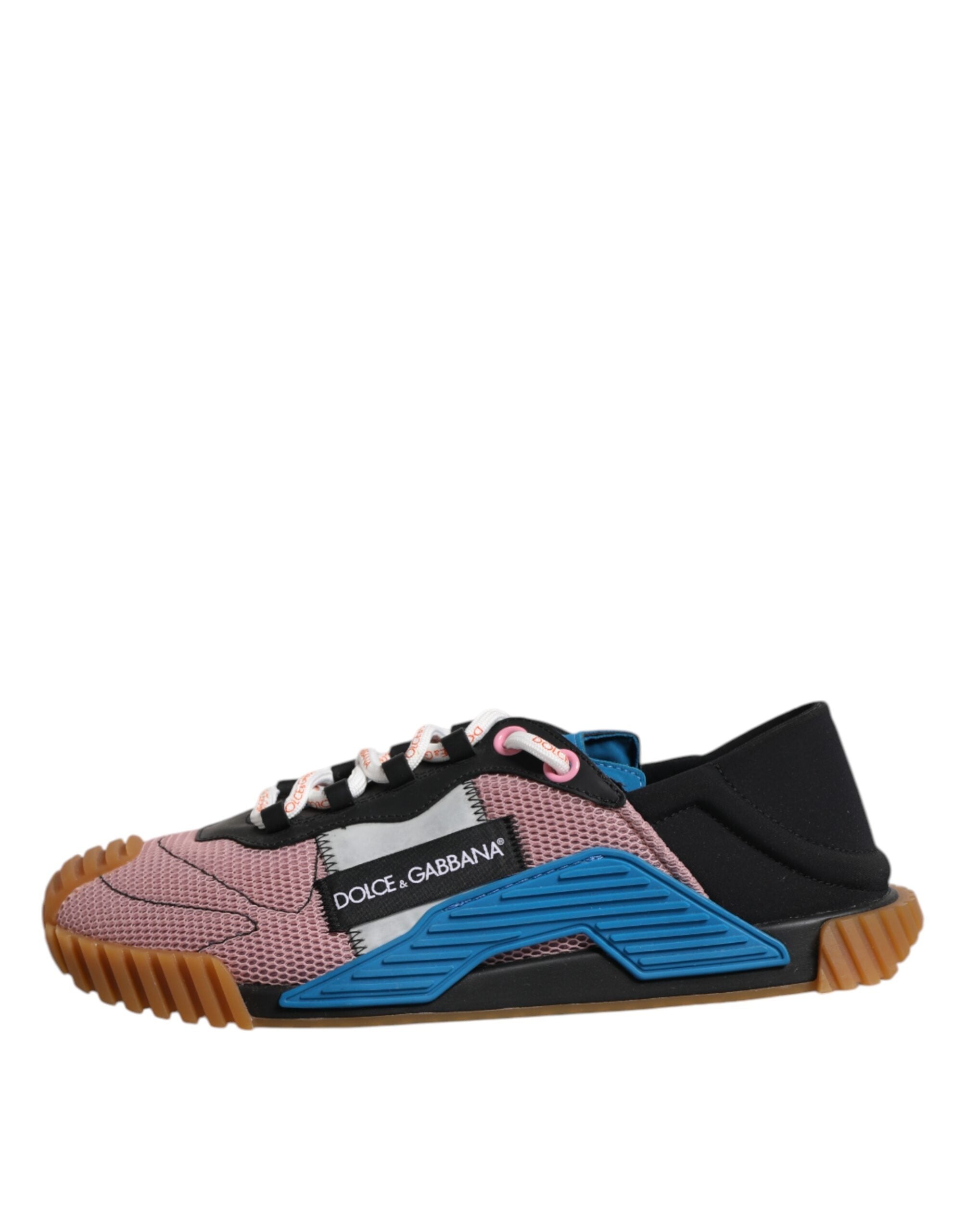 Dolce &amp; Gabbana – Mehrfarbige Low-Top-Sneakers „NS1“ mit Schnürung