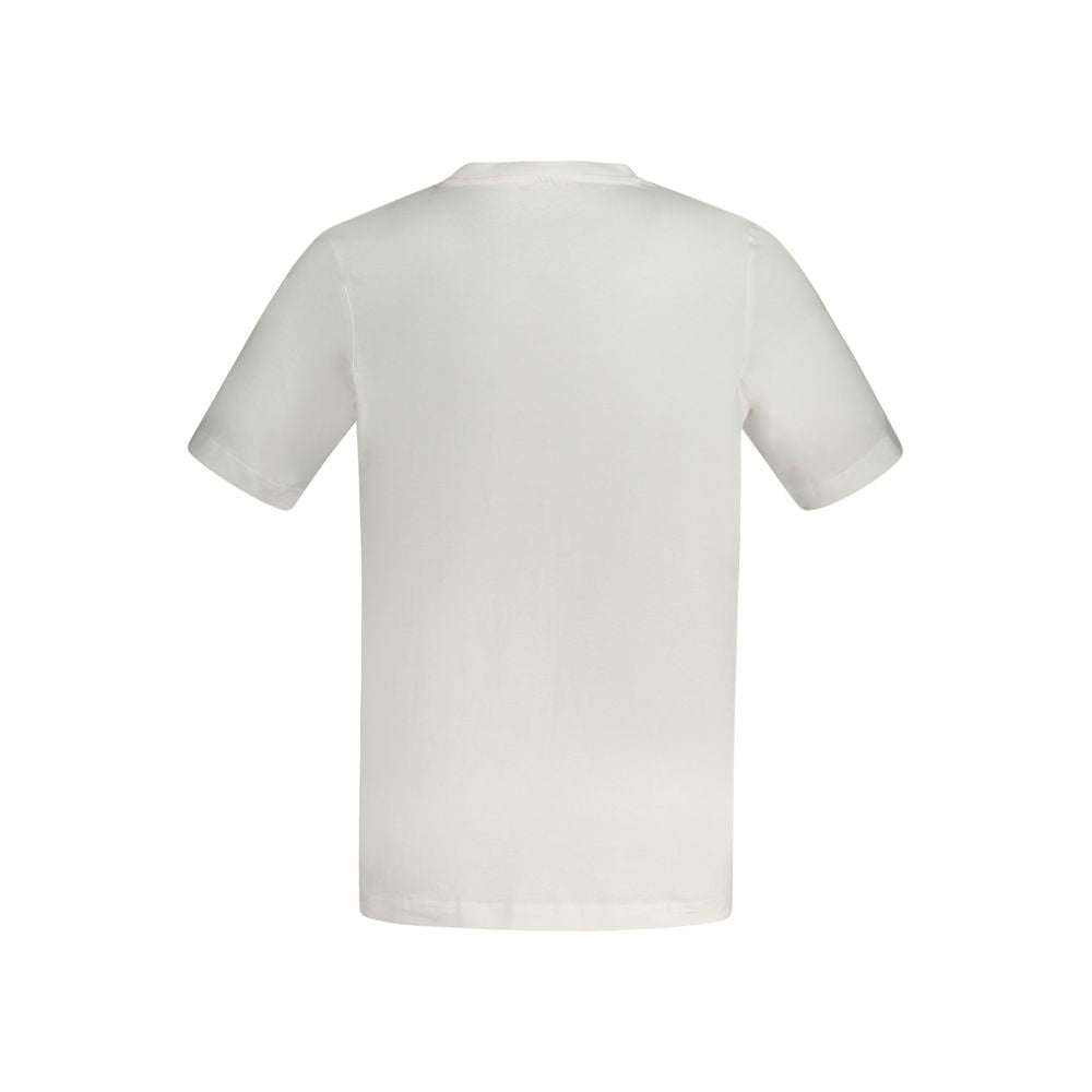 Kappa – Weißes Baumwoll-T-Shirt für Herren
