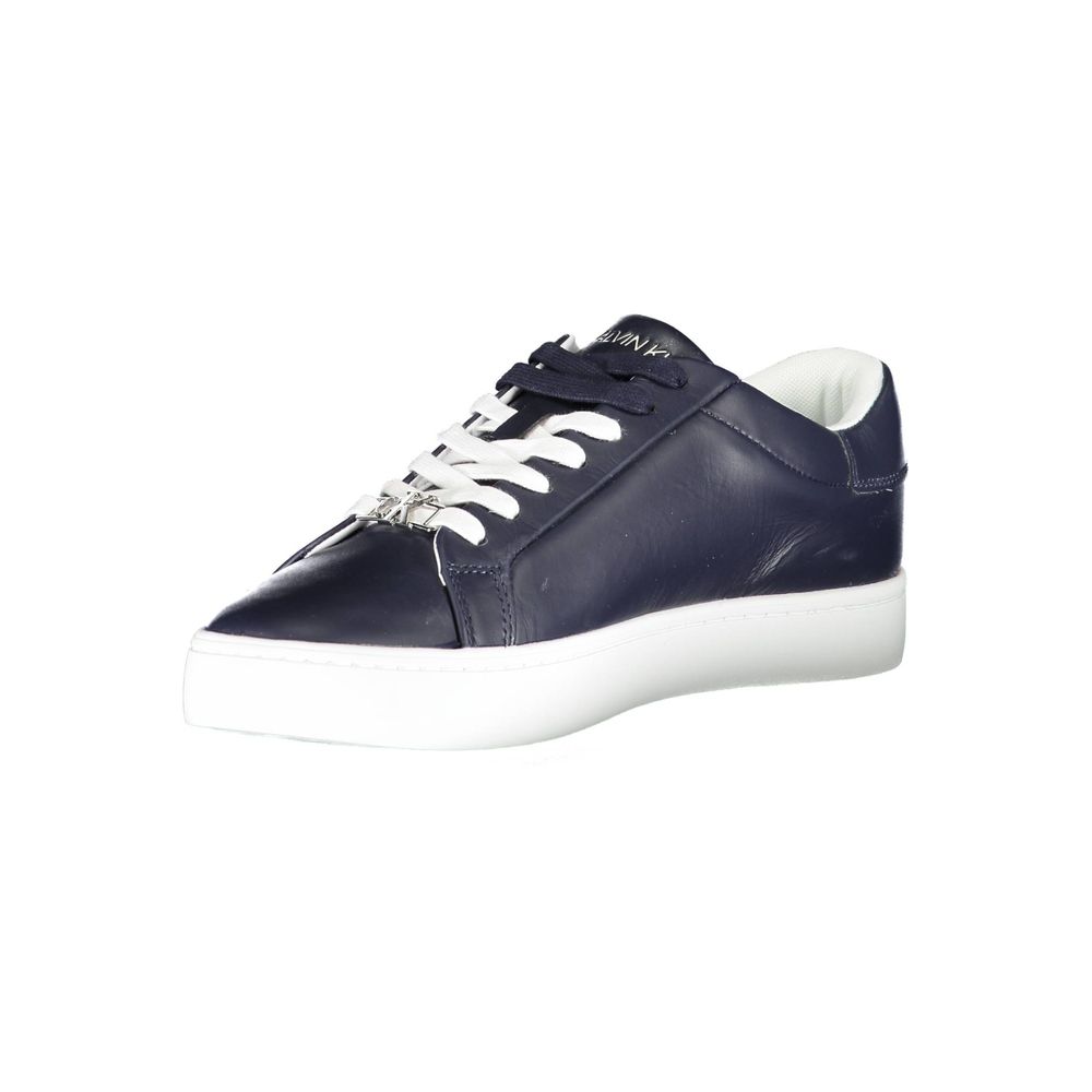 Calvin Klein – Blauer Polyester-Sneaker
