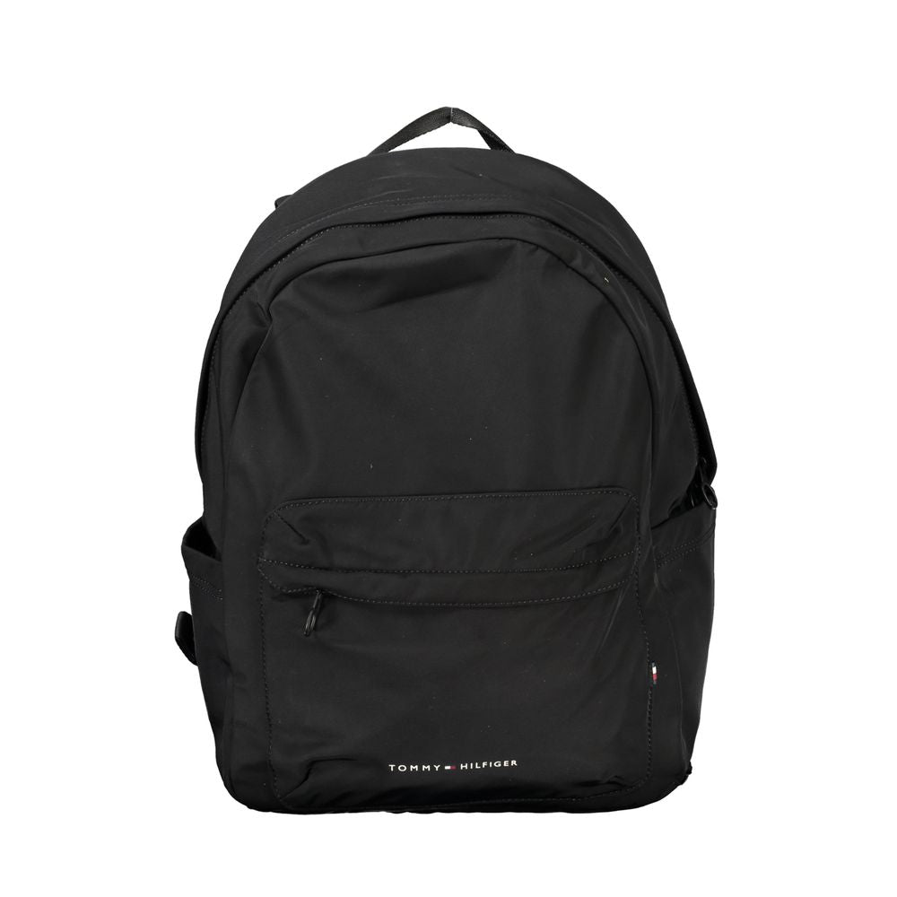Tommy Hilfiger – Schwarzer Polyester-Rucksack