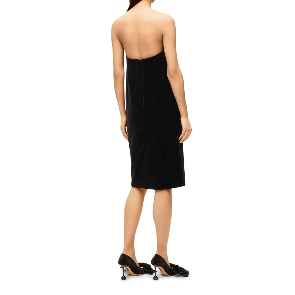 Loewe Bustier Velvet Dress – Siebentaschen