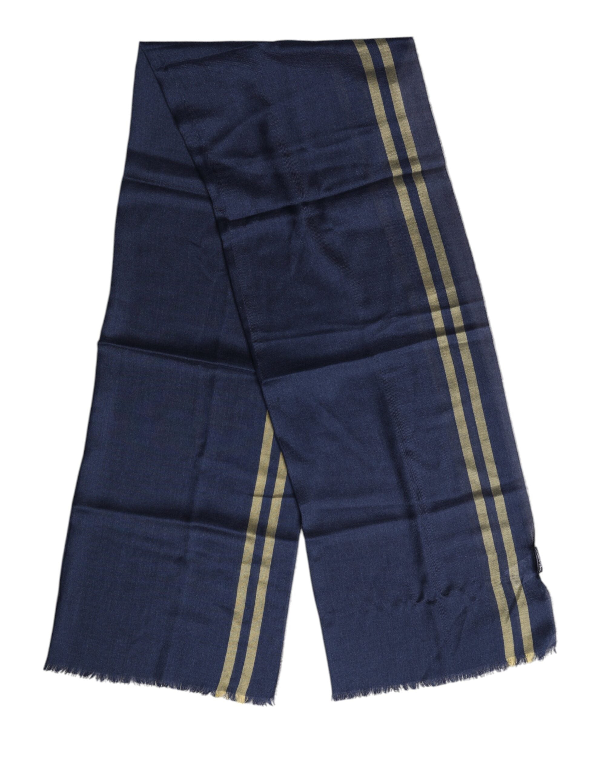 Dolce &amp; Gabbana Blauer Kaschmir-Halswärmer-Wickelschal