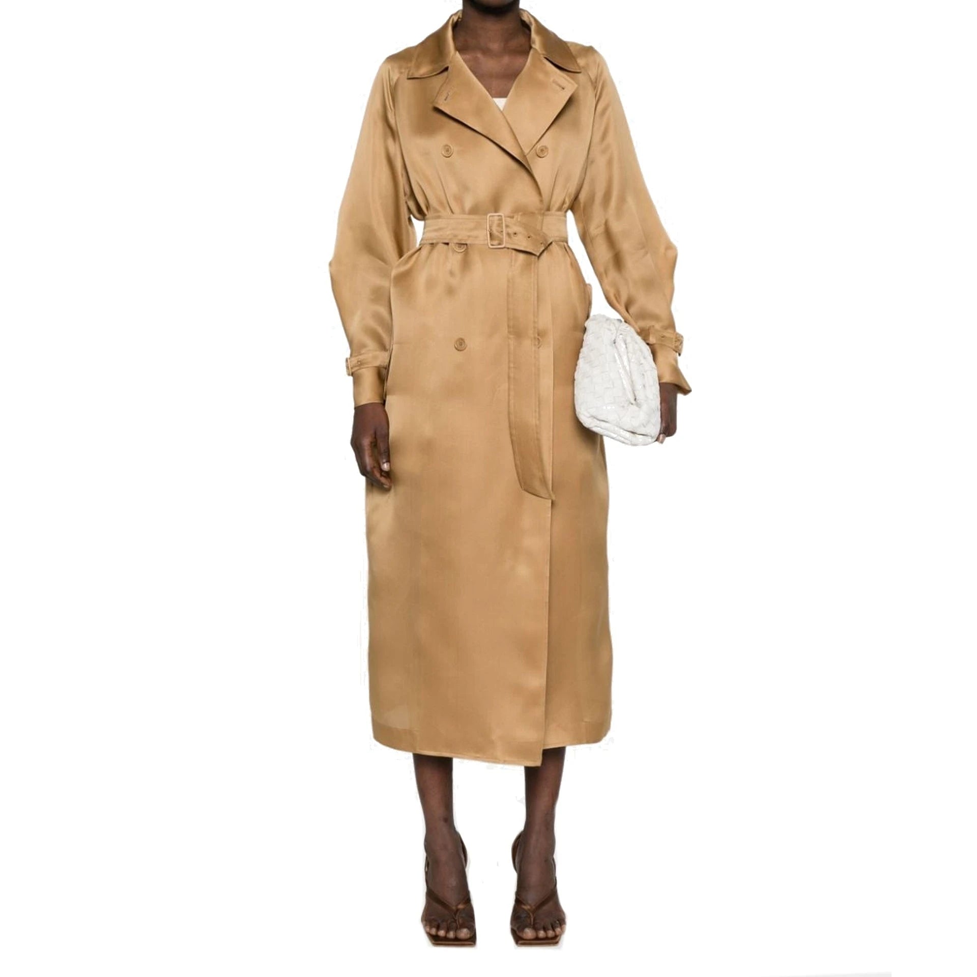 Max Mara Sfilata 'Sacco' Silk Trench
