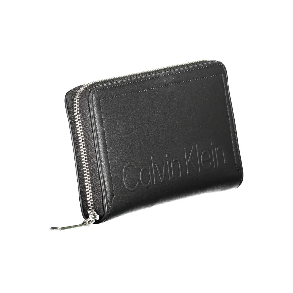 Calvin Klein – Schwarze Polyethylen-Geldbörse