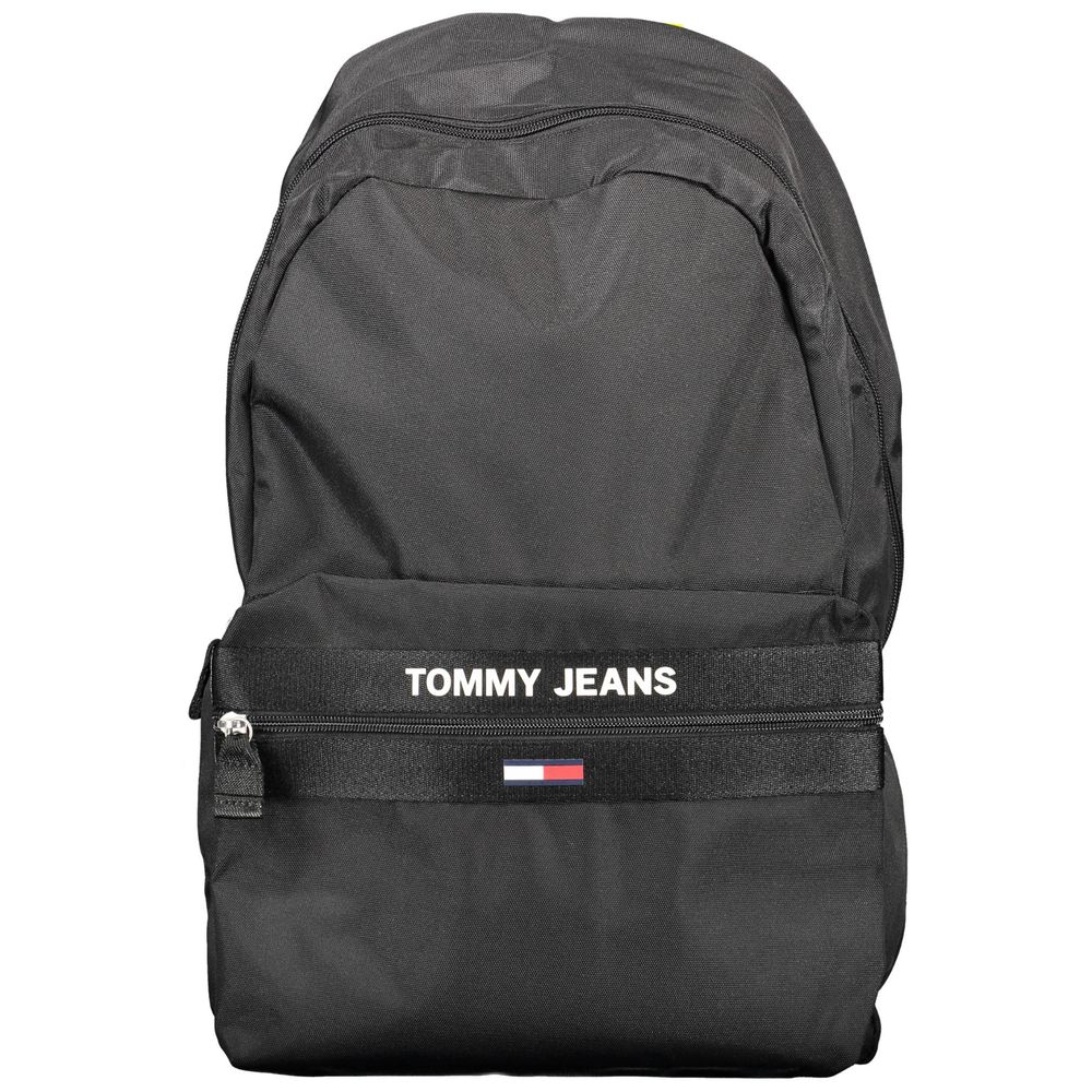 Tommy Hilfiger – Schwarzer Polyester-Rucksack