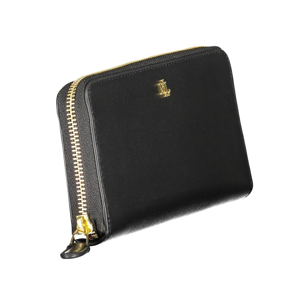 Ralph Lauren Schwarze Lederbrieftasche