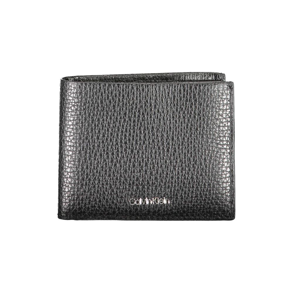 Calvin Klein Schwarze Lederbrieftasche