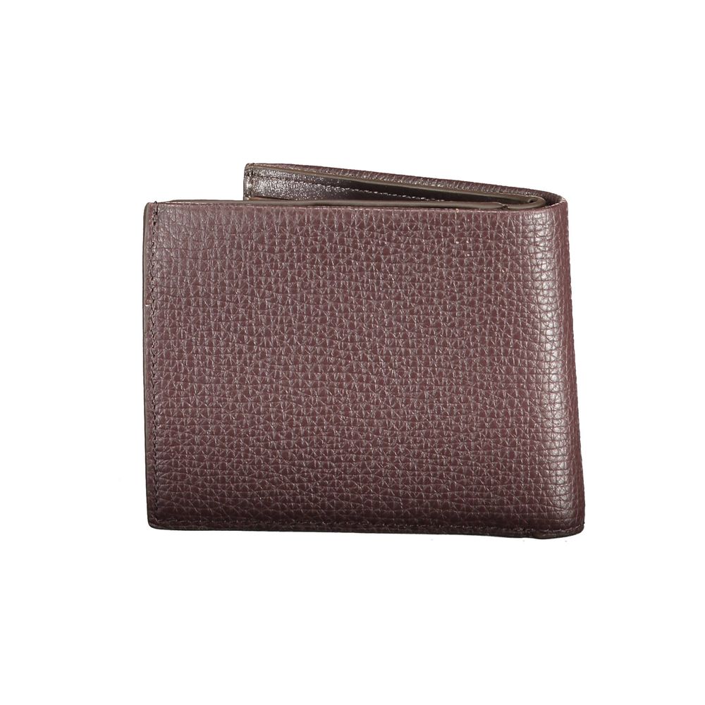 Calvin Klein Braune Lederbrieftasche