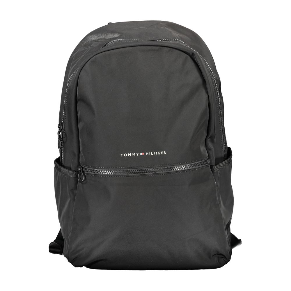 Tommy Hilfiger – Schwarzer Polyester-Rucksack