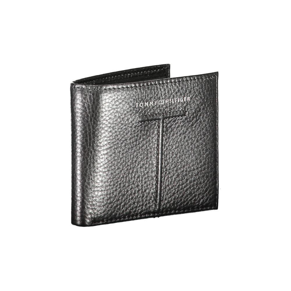 Tommy Hilfiger – Schwarze Lederbrieftasche