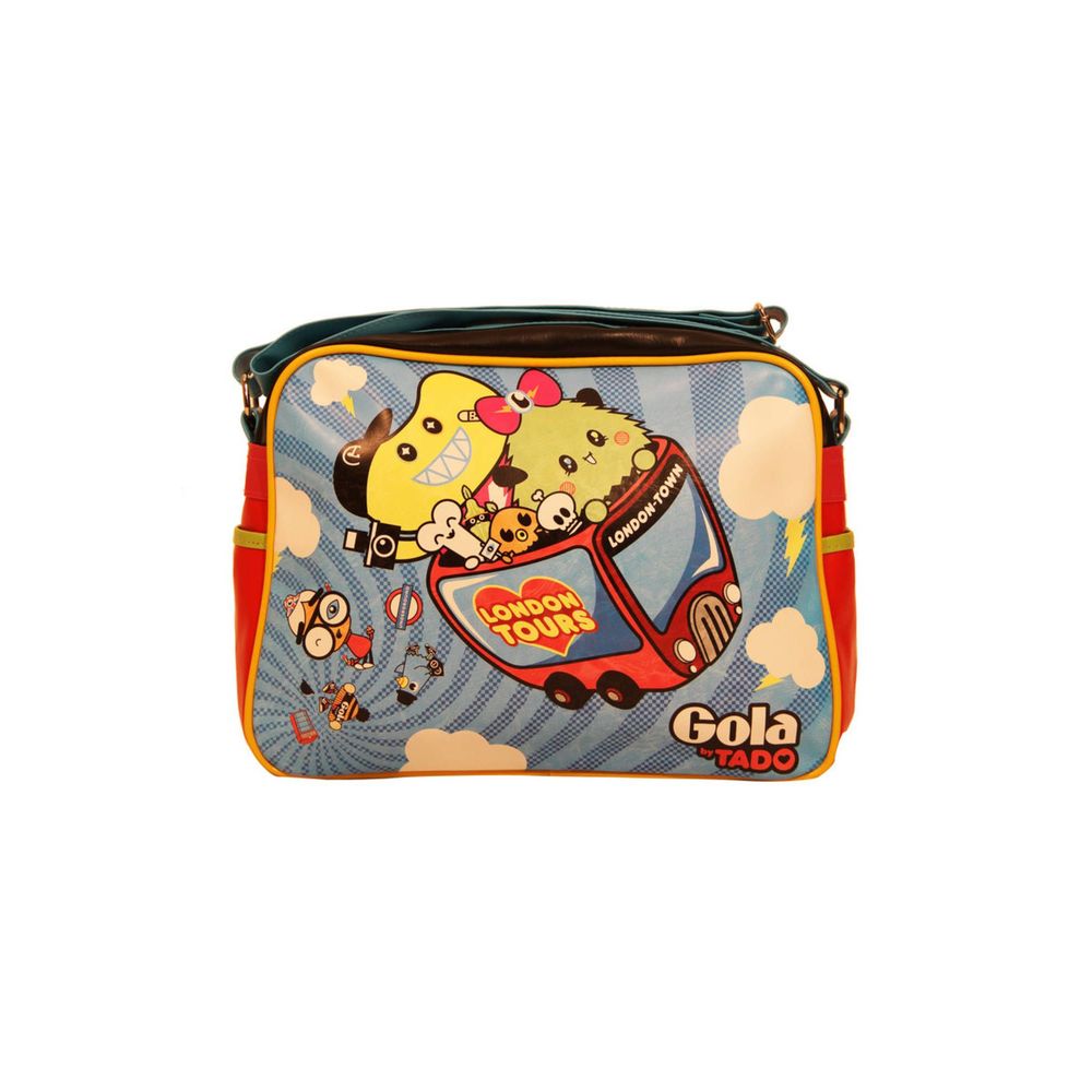Gola Blaue Synthetikhandtasche