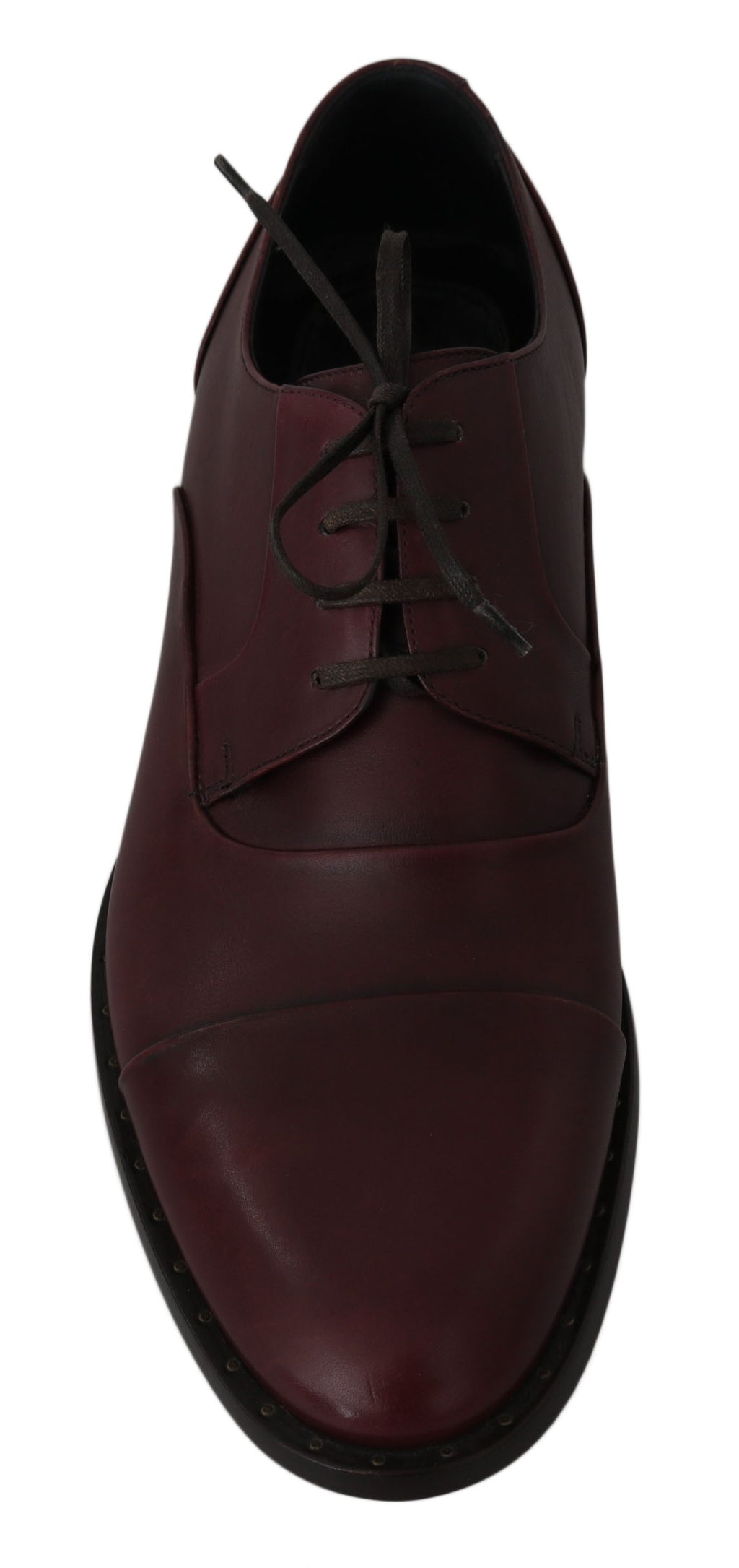 Dolce &amp; Gabbana Elegante Abendschuhe aus bordeauxrotem Leder