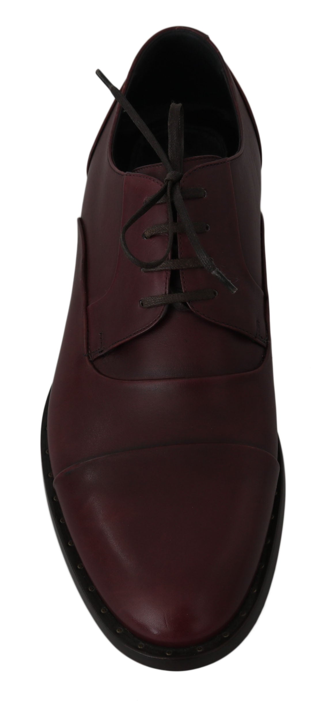 Dolce &amp; Gabbana Elegante Abendschuhe aus bordeauxrotem Leder