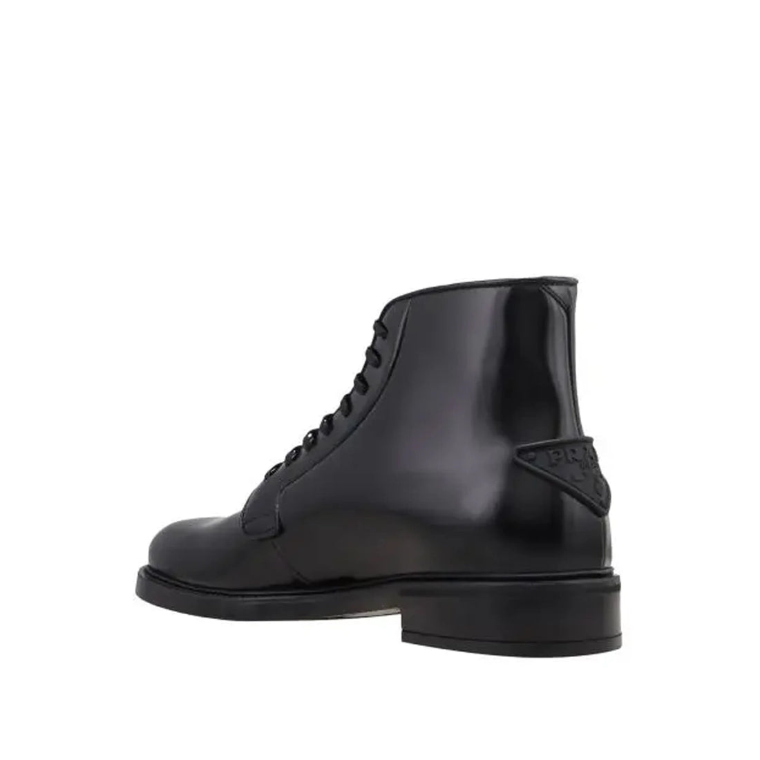 Prada Leather Lace-Up Boots