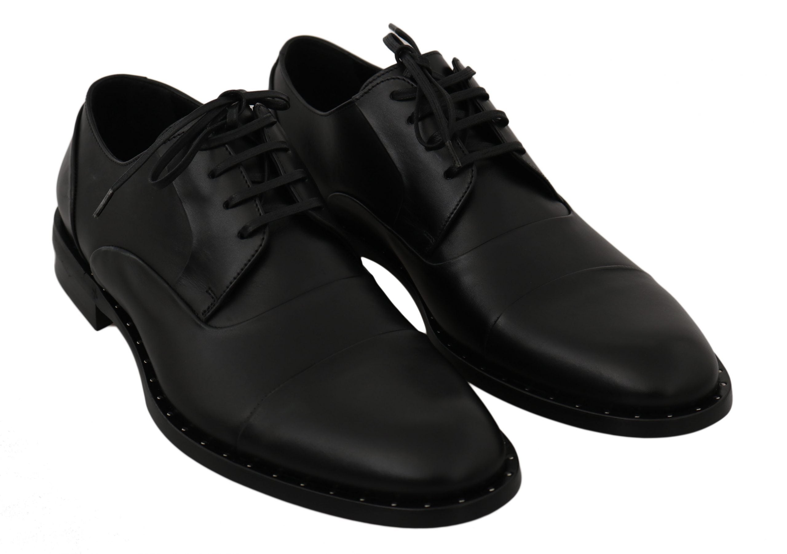 Dolce &amp; Gabbana – Elegante Abendschuhe aus schwarzem Leder