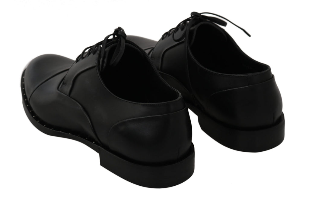 Dolce &amp; Gabbana – Elegante Abendschuhe aus schwarzem Leder