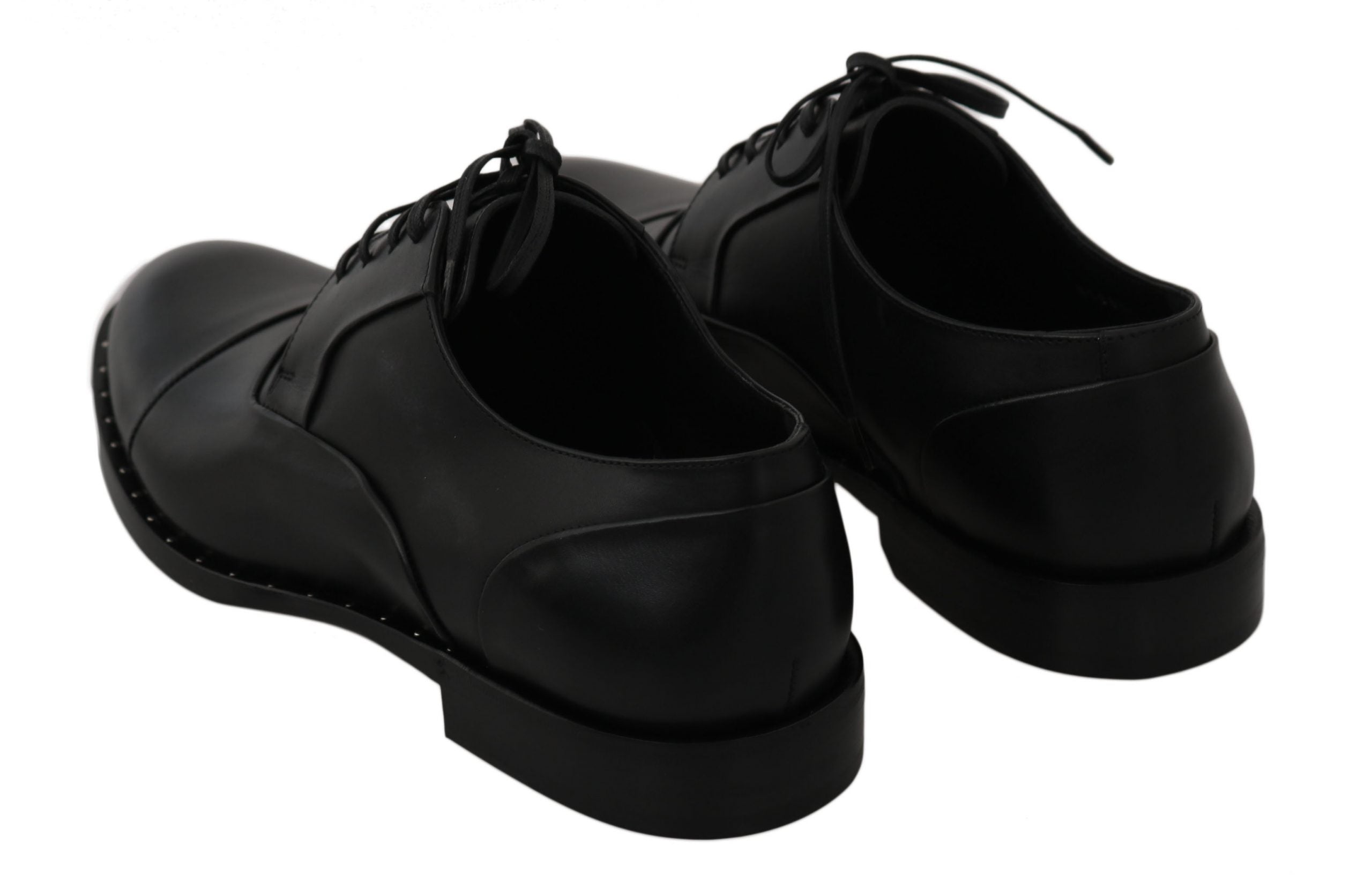 Dolce &amp; Gabbana – Elegante Abendschuhe aus schwarzem Leder