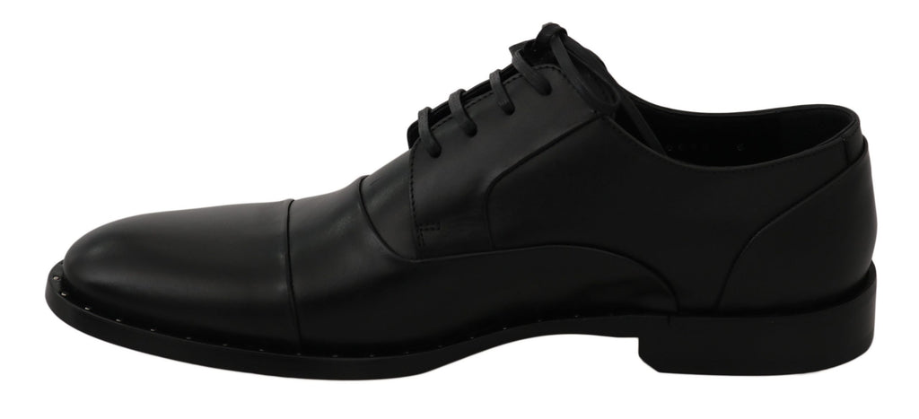 Dolce &amp; Gabbana – Elegante Abendschuhe aus schwarzem Leder