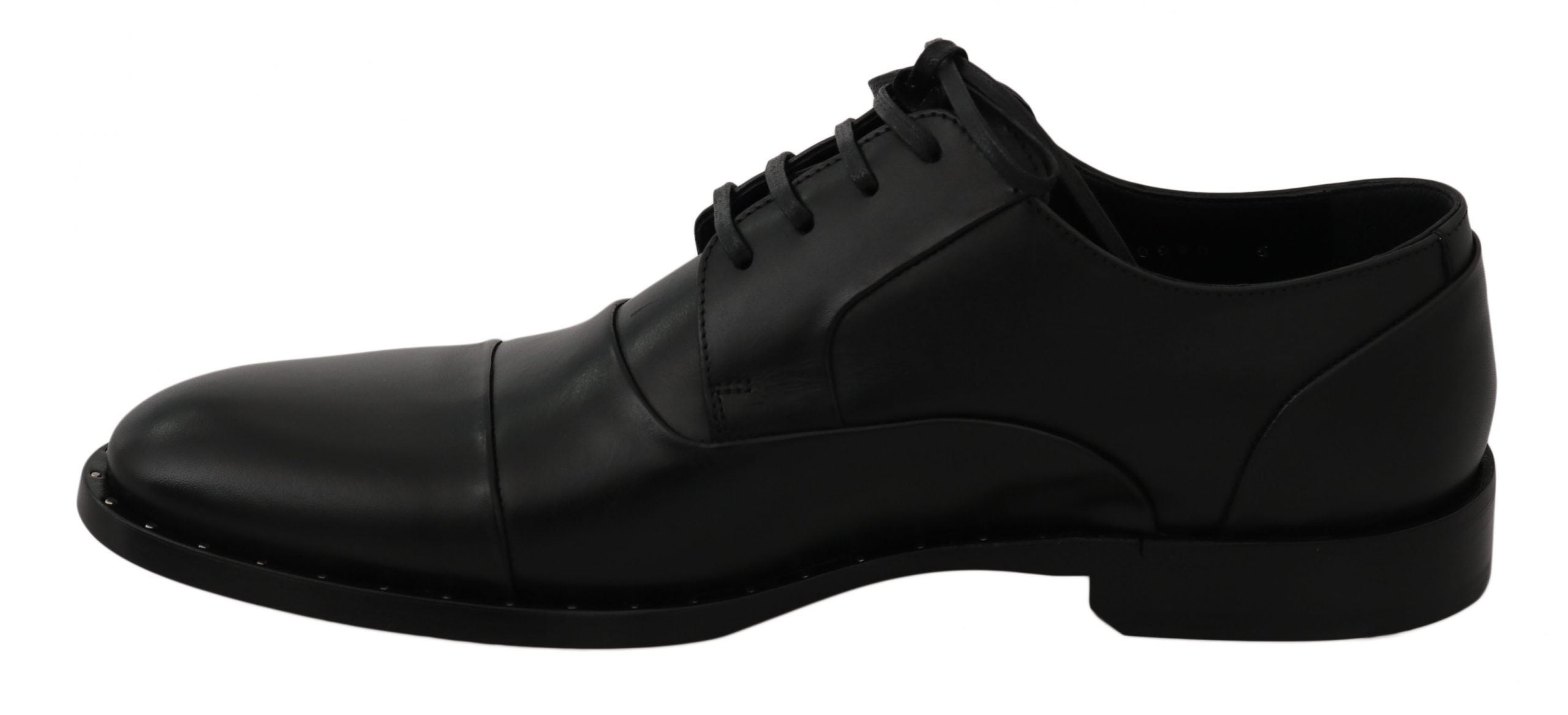 Dolce &amp; Gabbana – Elegante Abendschuhe aus schwarzem Leder