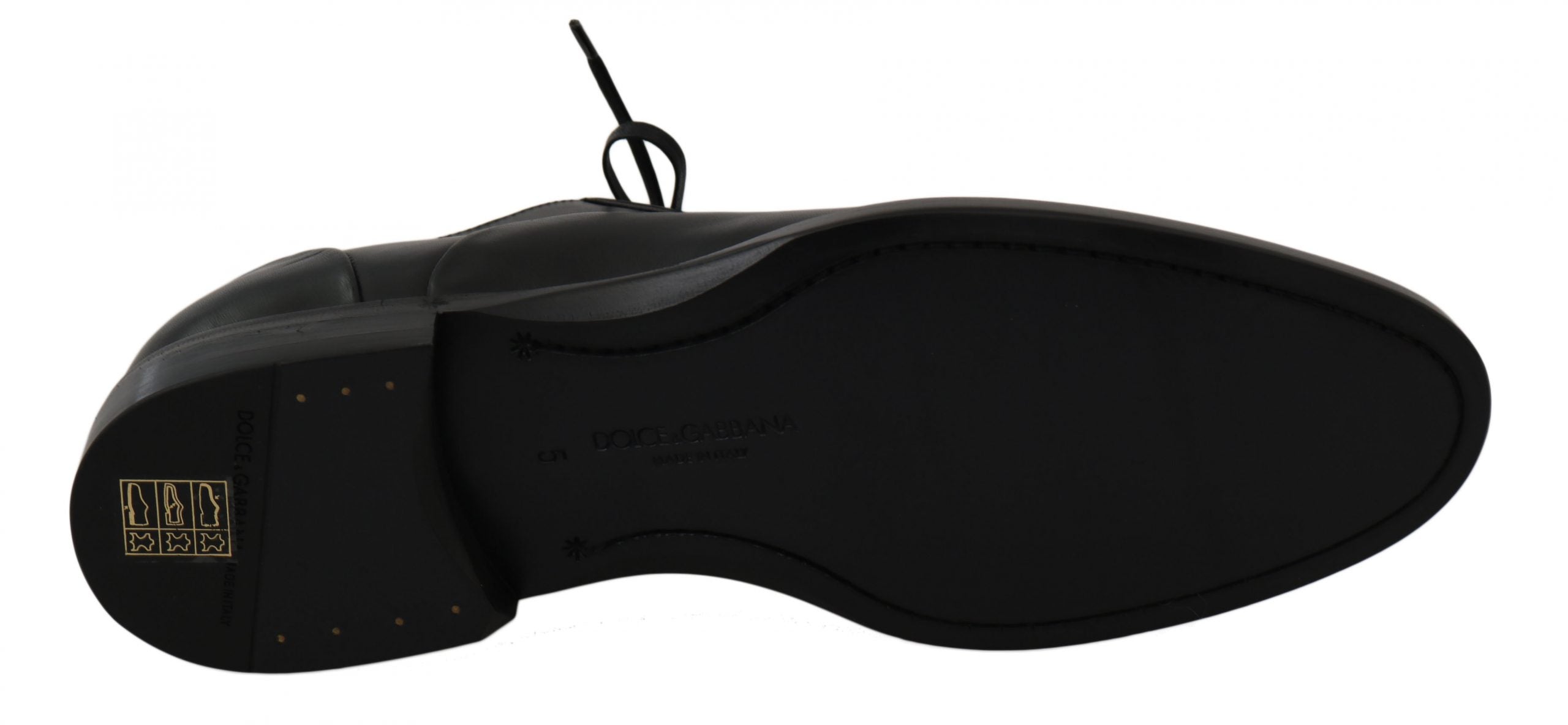 Dolce &amp; Gabbana – Elegante Abendschuhe aus schwarzem Leder