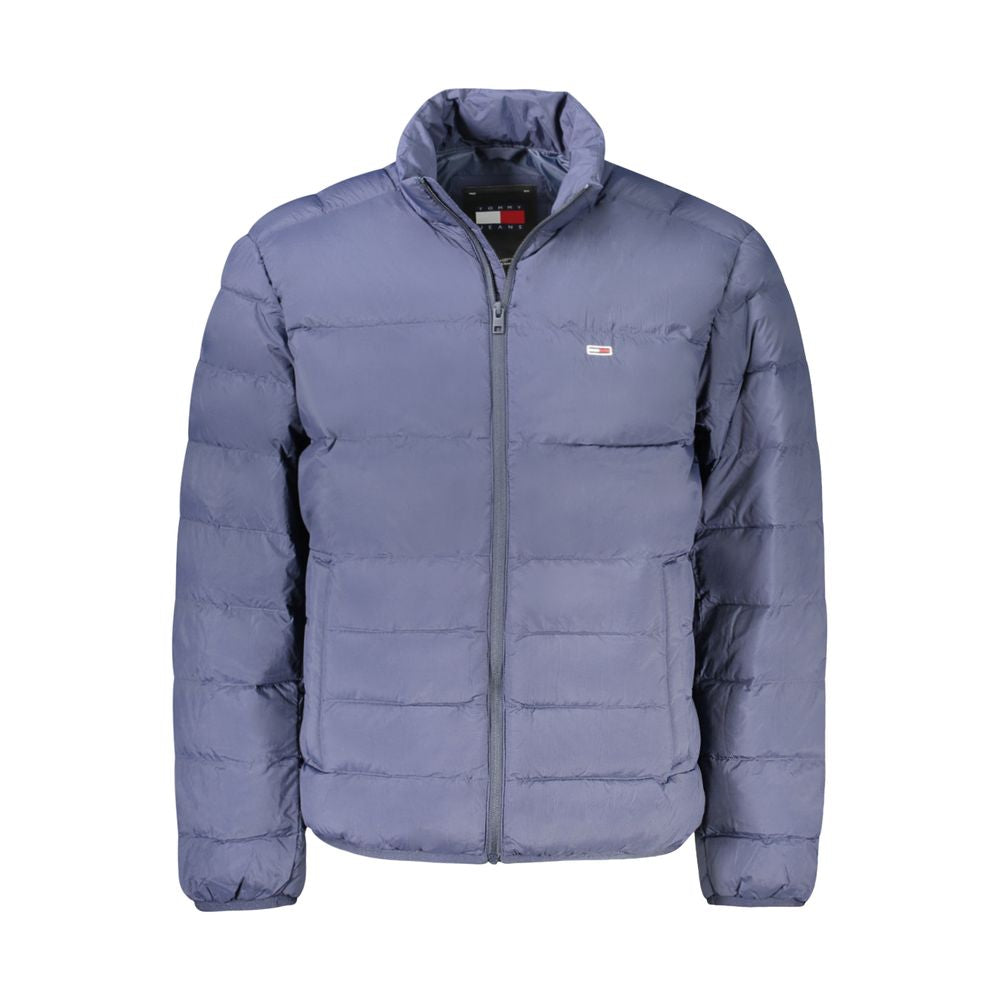 Tommy Hilfiger – Blaue Polyamid-Herrenjacke