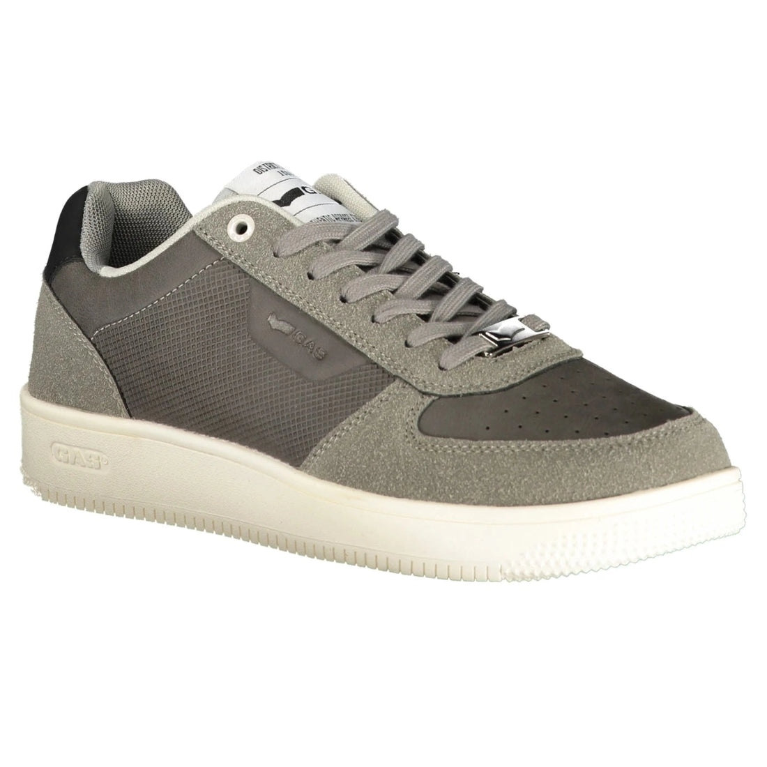 Men’s Grey Sports Shoes with Laces and Removable Footbed